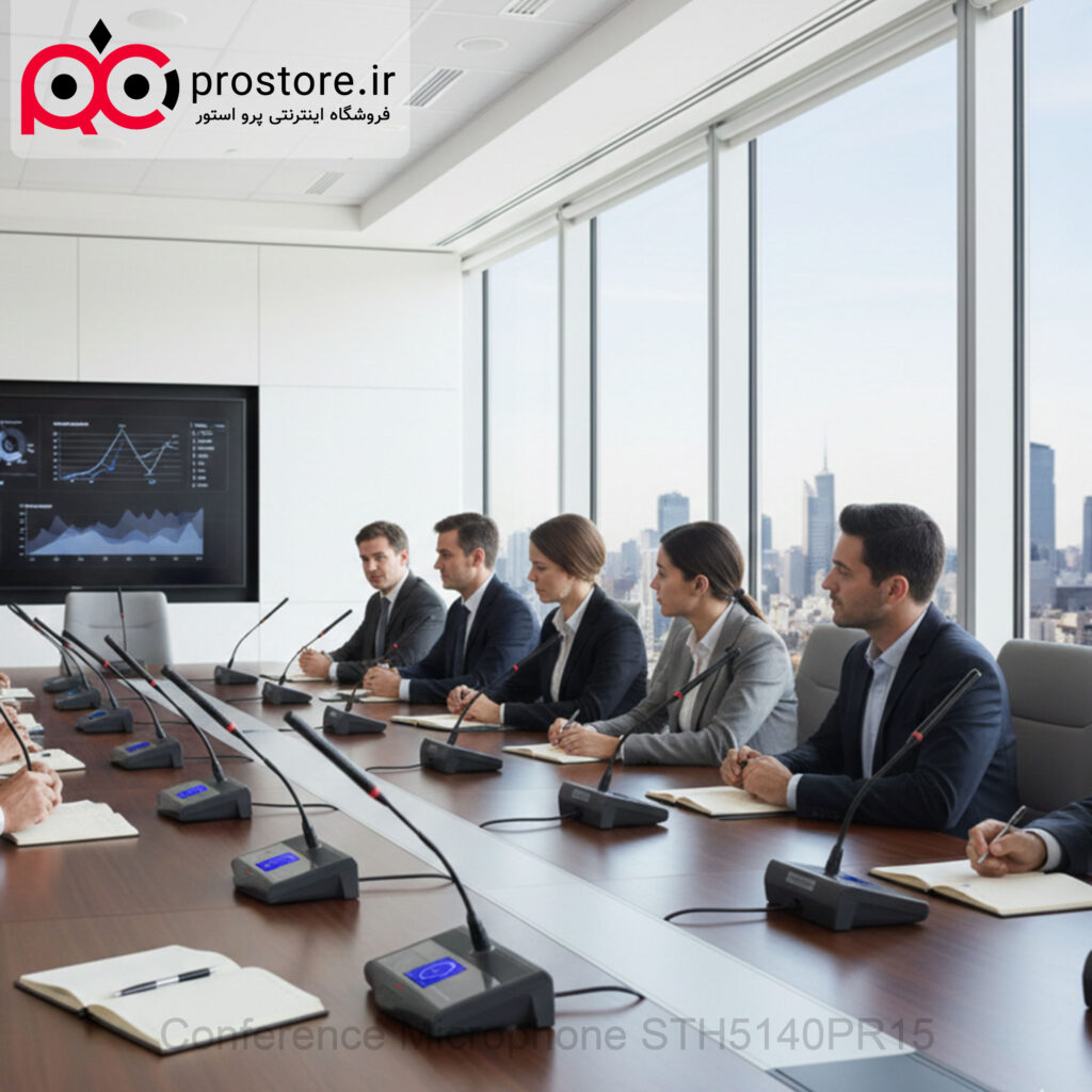 نمایشگر میکروفن کنفرانس دیجیتال رومیزی ریاست