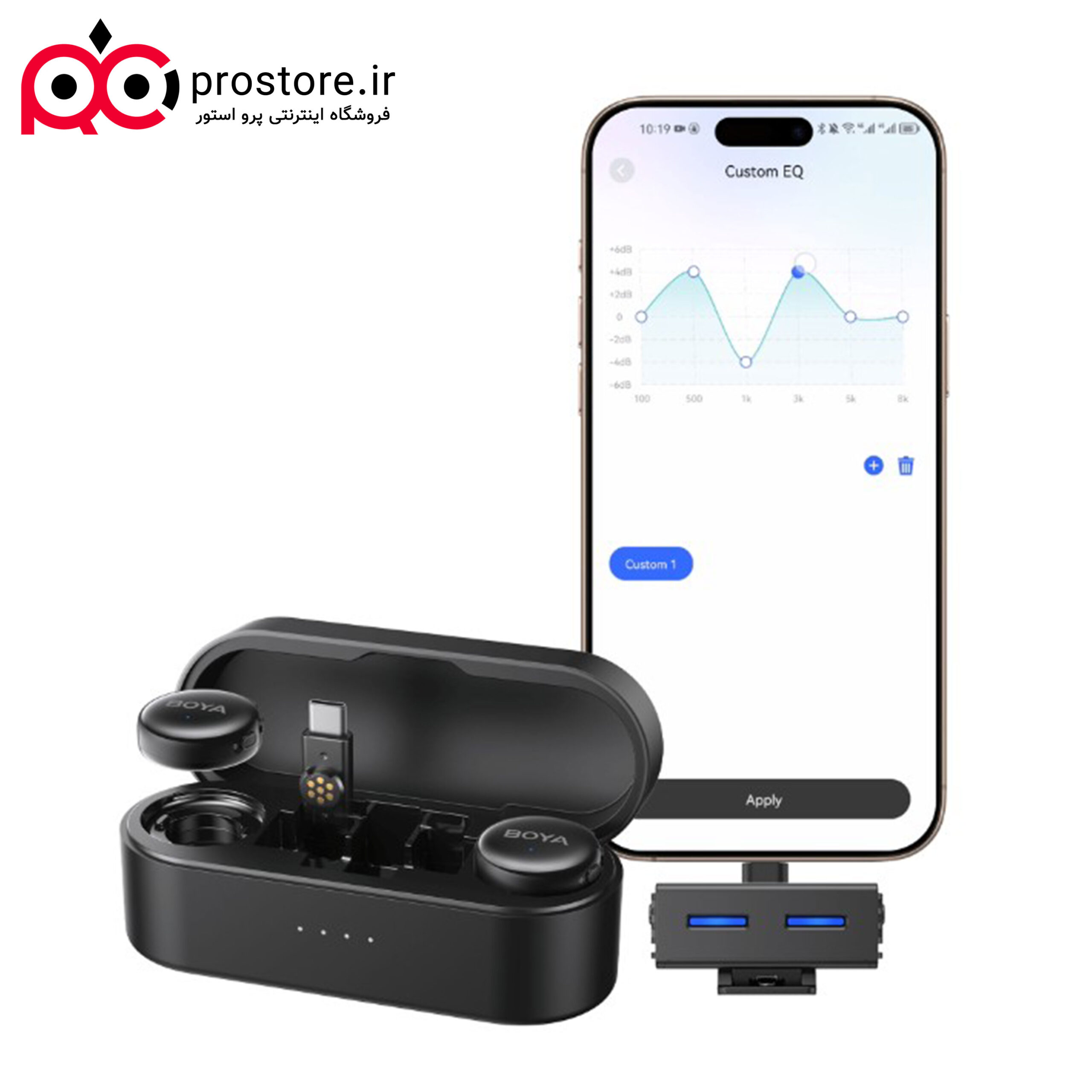 BOYA BoyaLink 3 02 Wireless Lavalier Microphone 1