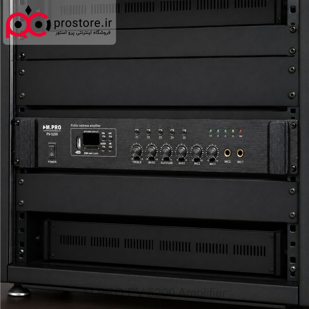 آمپلی فایر اهمی ولتی ام پرو M.PRO PV-5200