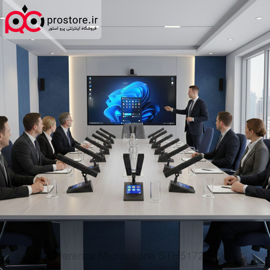 میکروفن کنفرانس دوقلو مدیر برند سی تاچ مدل STH5172PR15C میکروفن کنفرانس دوقلو مدیر برند سی تاچ مدل STH5172PR15C